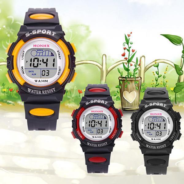 New Women's Square Digital Display Wristwatch Casual Waterproof Sports Wrist Watch