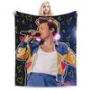 H-Harry Styles  Warm Soft Blanket  Girls Boys Plush Throw Blanket Graphic Living Room Flannel Bedspread Sofa Bed Cover