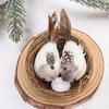 Decor Handmade Craft Nature Vine Realistic Feathered Artificial Craft Birds Birds Egg Bird Nest