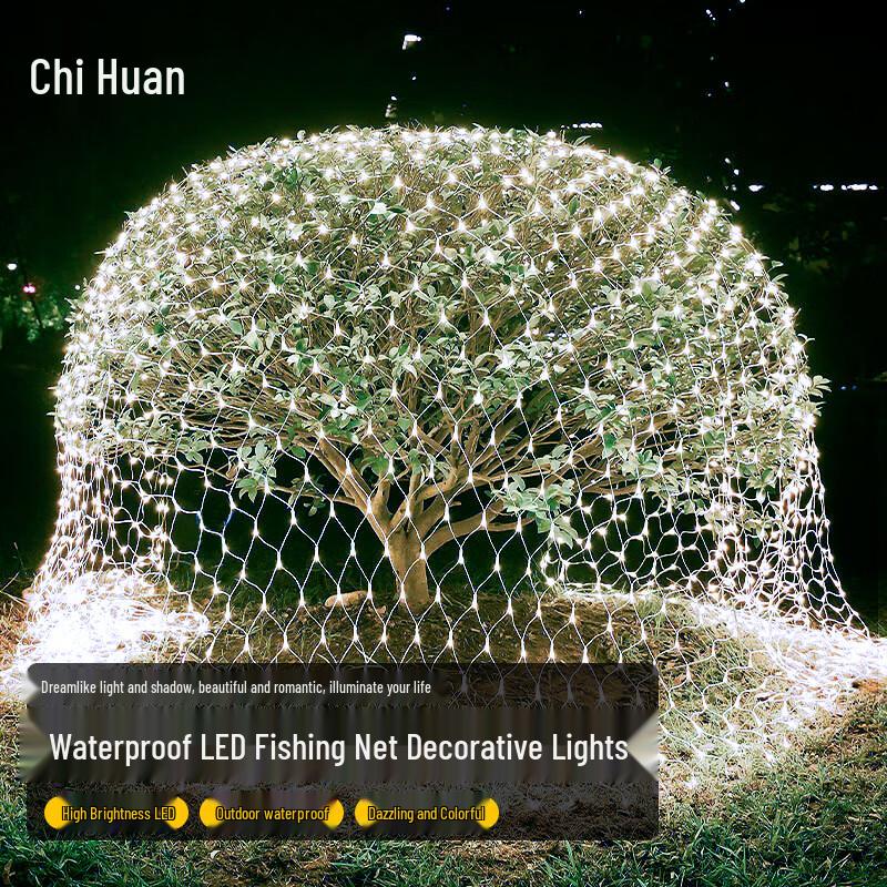 Chihuan Outdoor LED Starry Sky Fishing Net String Lights