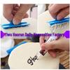 6-Piece Handwritten Phrase Fondant Stamp Set for Cake Decorating