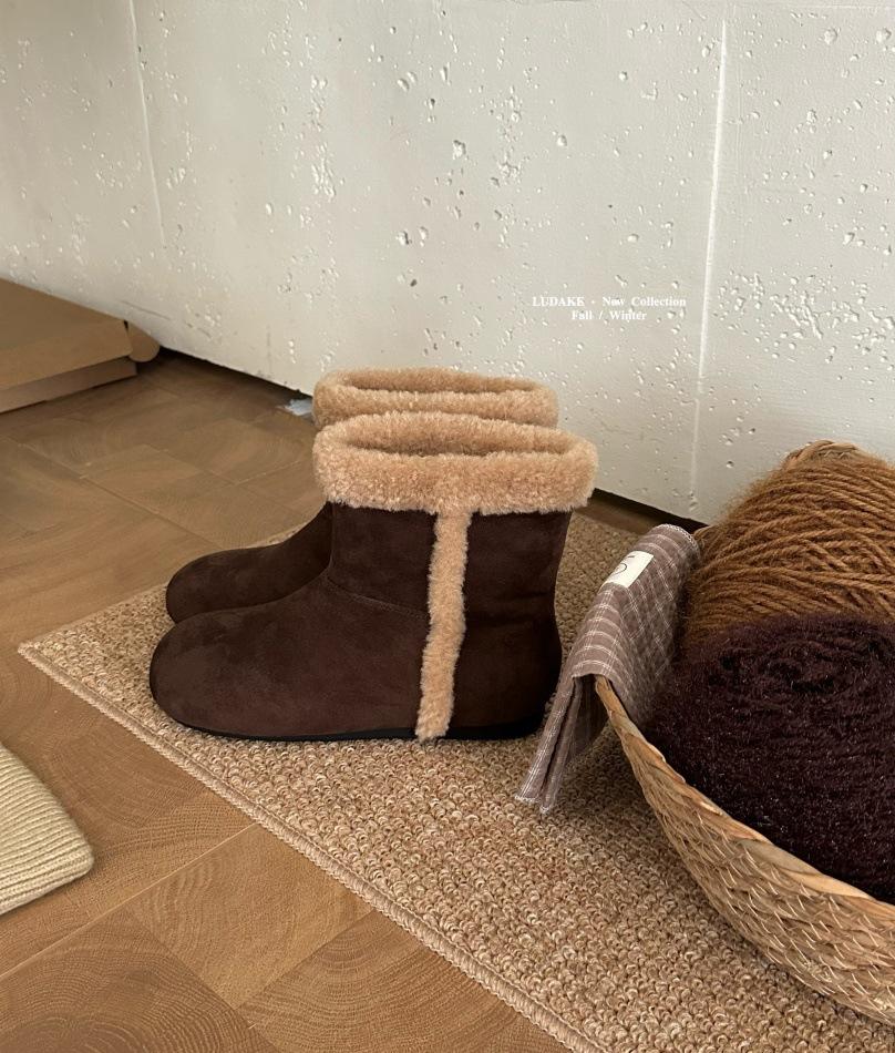 Inner height increase~ Snow boots women's winter warm velvet cotton boots 2025 new models