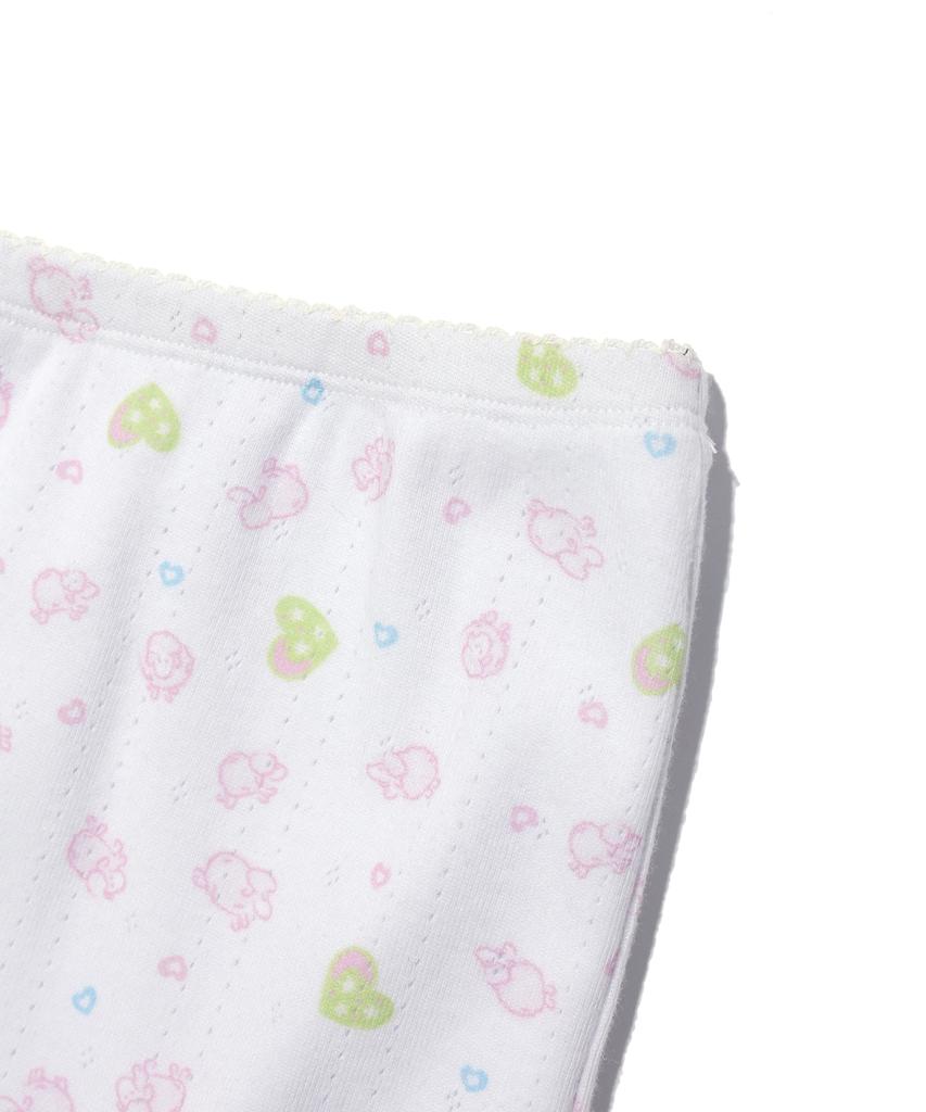 Yuhee Sheep Pattern Skirt White