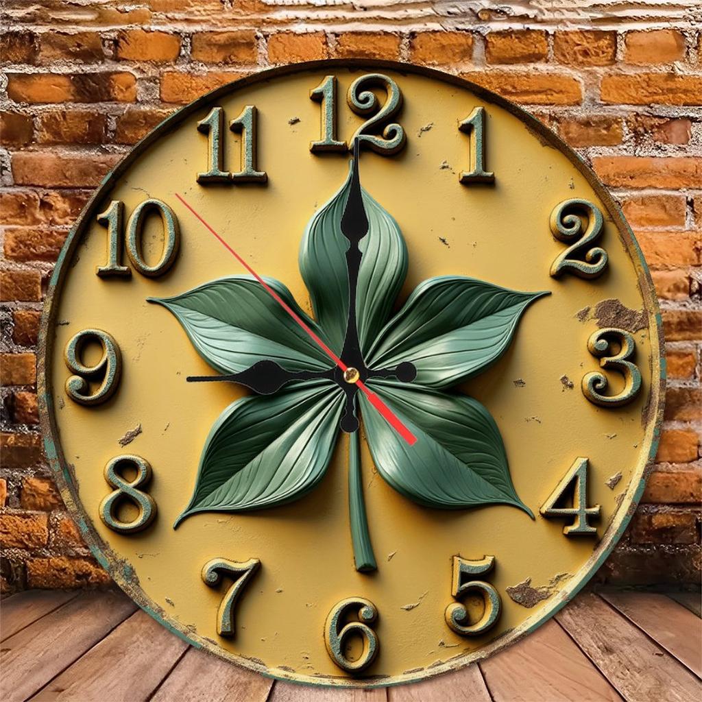 Eco-Friendly 25x25cm Wood Wall Clock Made from Sustainable Solid Wood Material