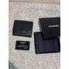 Used CHANEL Bi-fold Wallet Black Caviar Skin