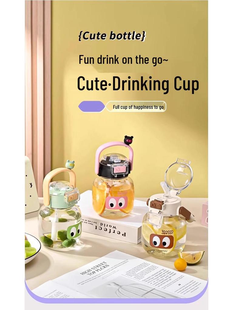 Newcomer Offer: Plastic Large Capacity Big Belly Cup - Portable Student & Kids Water Bottle with Free Shipping