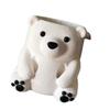 Cute Cartoon Ice Cream Cup Holder with Handle Highland Cow Ice Pint Stand Comfortable Polar Bears Seals Beer Can Cup Gifts