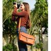 Camera Bag Full Grain Leather Messenger DSLR for Mirrorless Instant Camera Shoulder Bag Leather Gift for Him Fathers Day Travel