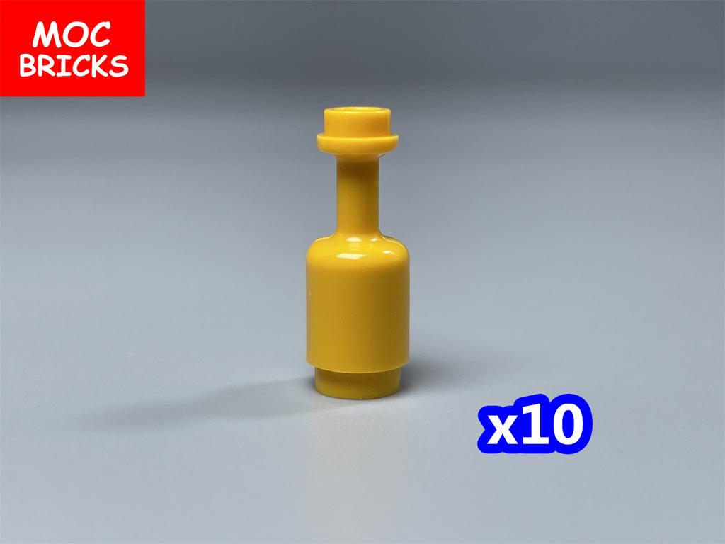 MOC Bricks DIY City Figures Parts Wine Drink Bottle Cup Building Block Mini Printed Bricks 95228 Supermarket Friends Toys
