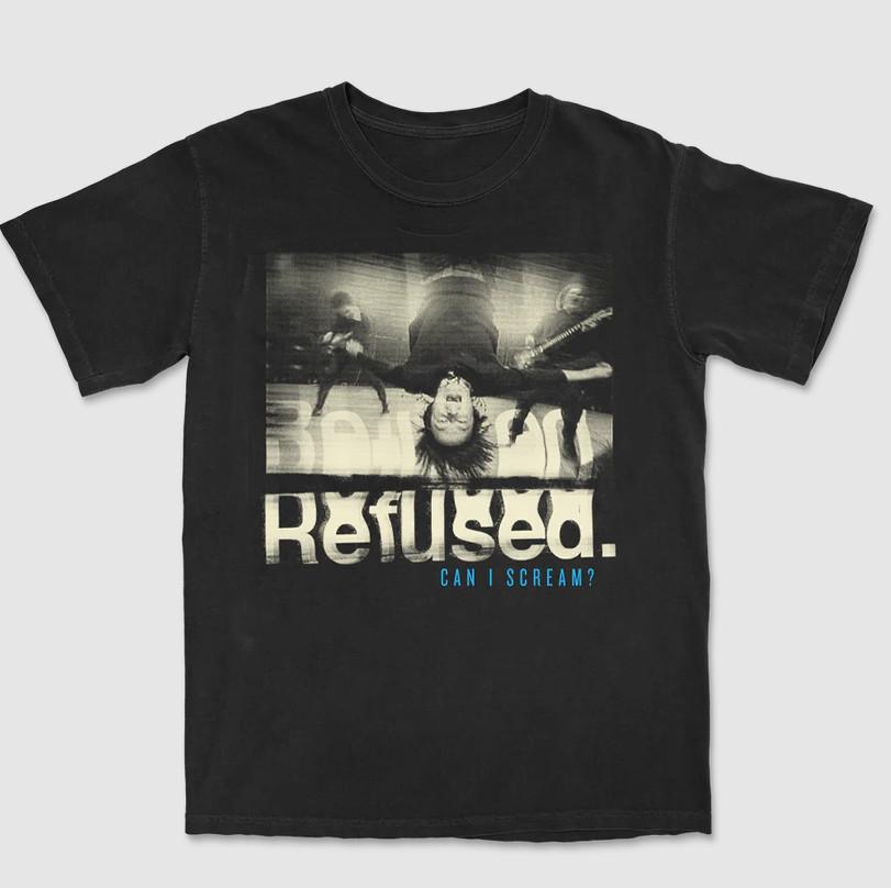 Refused Band Can I Scream Album Tee Cotton Adult T-Shirt BT299 Unisex T-Shirt XXXL