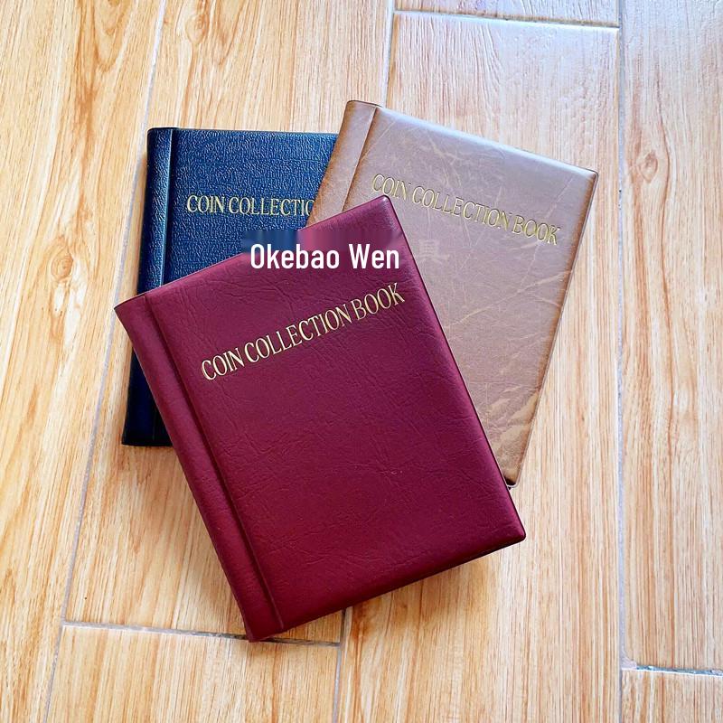 Álbum para guardar monedas transfronterizo: Colección de Bolsillos 480 para Monedas y Conmemorativas