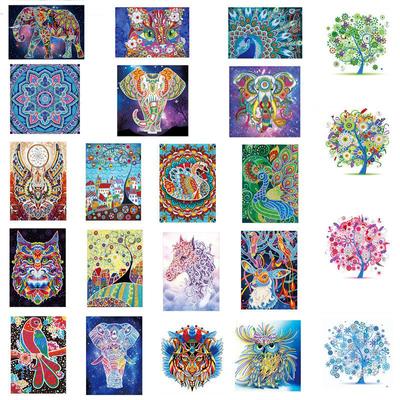 Κιτ Ζωγραφικής με Διαμάντια 5D για Ενήλικες, Κιτ Τέχνης με Διαμάντια 5D για Ενήλικες Παιδιά Αρχάριους Ζωγραφική με Διαμάντια για Δώρο Διακόσμηση Τοίχου Σπιτιού