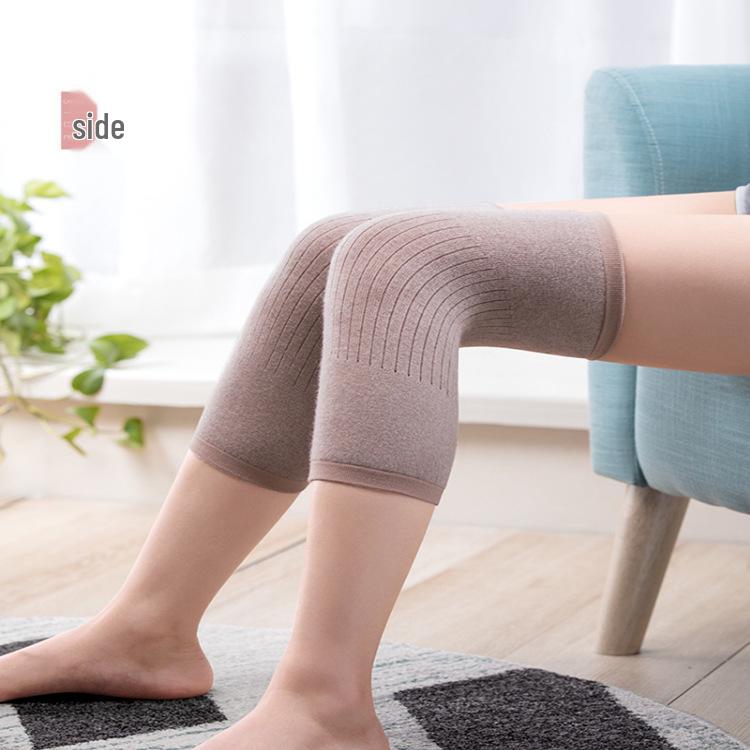 Unisex Cashmere Sports Knee Sleeves: Warm, Comfortable, Thin, Short Knee Pads