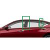 For Nissan Altima 2019-2024 Glossy Black PC Window BC Pillar Post Molding Trim