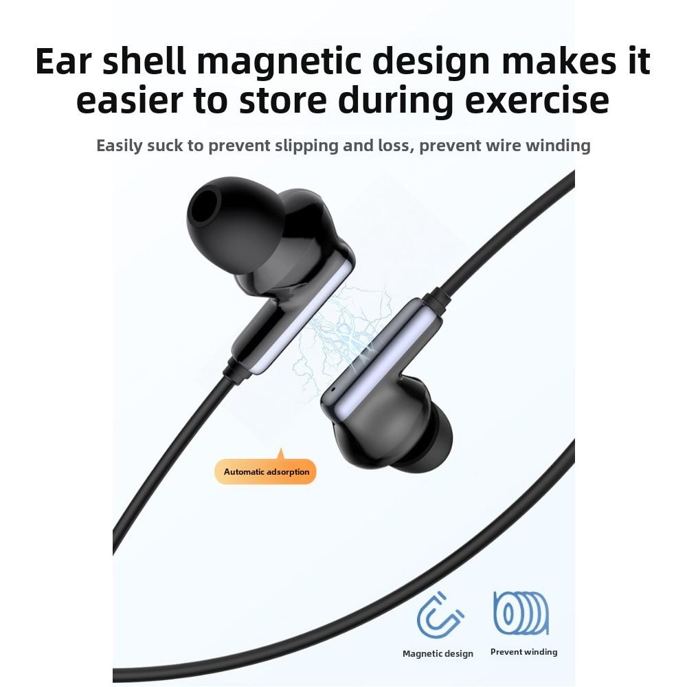The New Neck-hanger ANC Active Noise-cancelling Bluetooth Headset Wireless Sports Ultra-long Life