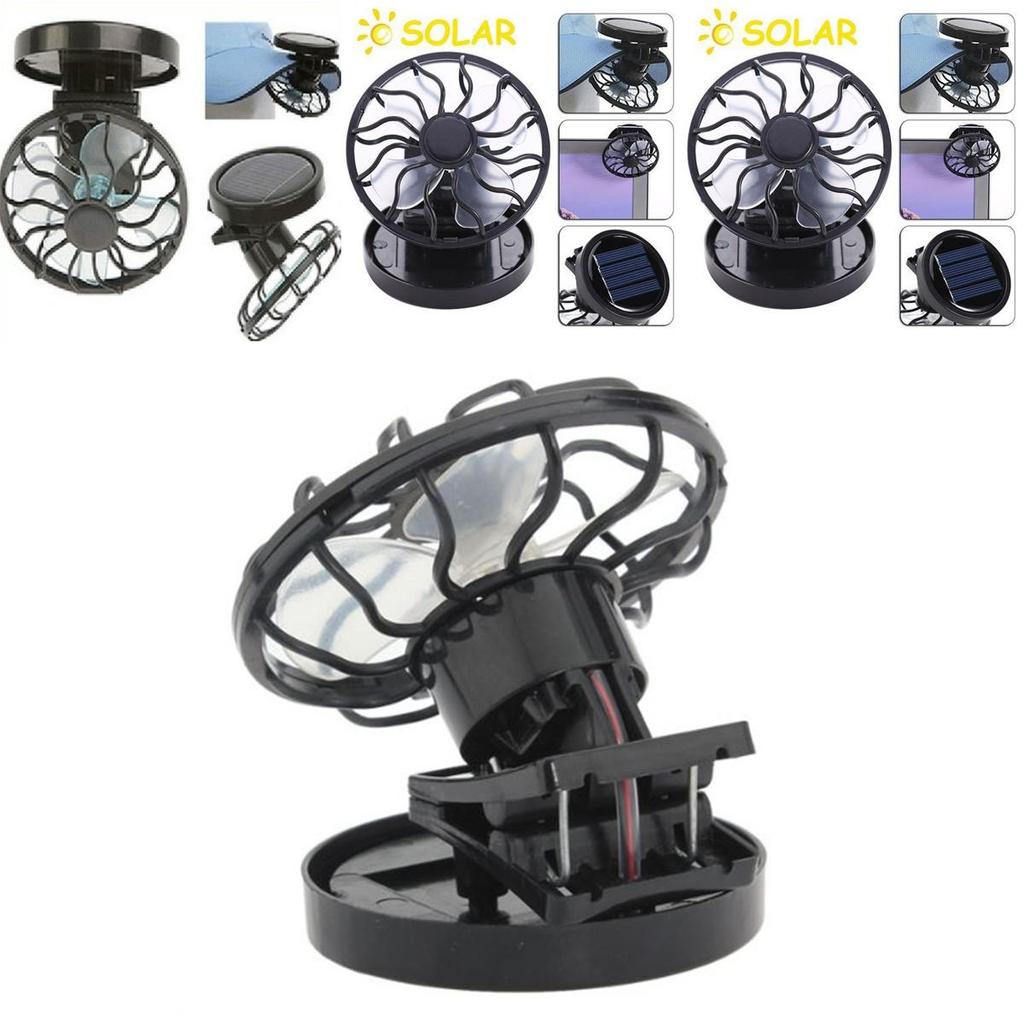 Premium Quality Clip-on Solar Cell Fan With Energy Saving Sun Power Cooling Design