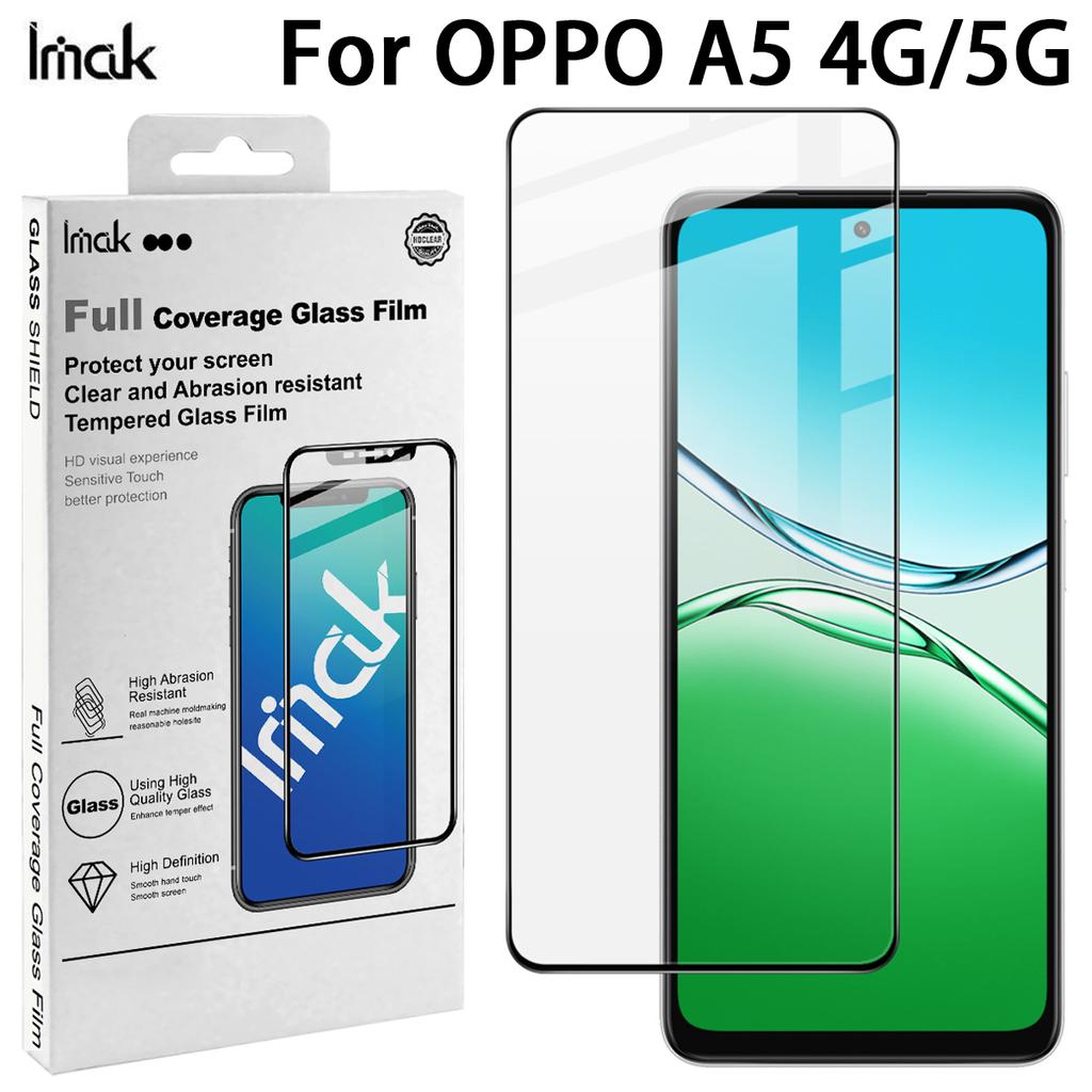 For OPPO A5 4G 5G Glass IMAK Full Coverage Tempered Glass Film Pro+ Series