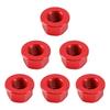 Rear Sprocket Nut Kit M10x1.25mm Red For Suzuki GSXR 600 750 1000 SV 650 1000