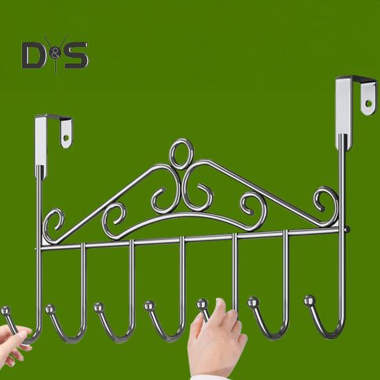 Wall Mounted Coat Rack with Hooks Durable Construction Strong Load-bearing Easy To Install Hat Towels Clothes Hanger Hooks