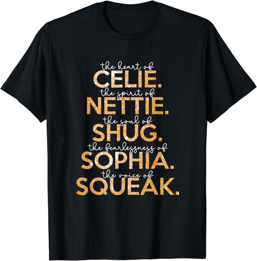 

The Color Purple Movie Film Celie Nettie Shug Sophia Squeak T Shirt Men Women L