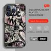 Graffiti Phone Case for iPhone 15 16 Pro Max  Air SE 11 13 Pro 14 Plus 12 11Pro 15Pro Max 16e Cover
