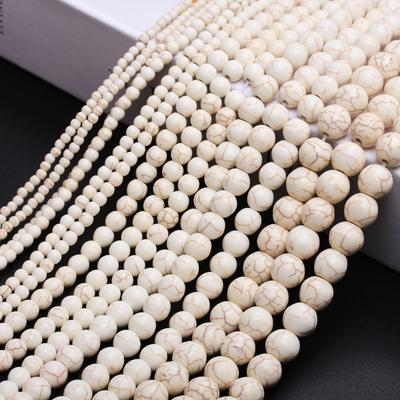 20/30/40/50/60/80Pcs 3-10mm Round Natural Stone Beads For DIY Pendants Jewelry Making Accessories Handmade Beading Material Earrings Delicate Jewelry