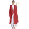Damen Halloween Griechische Schönheits Kostüm Goldene Blätter Girlande Kopfschmuck Chiffon Kappenärmel Antikes Toga Kleid