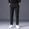 Pánské kalhoty Business Stretch Slim Fit elastický pas Jogger Korejské klasické kalhoty Pánské