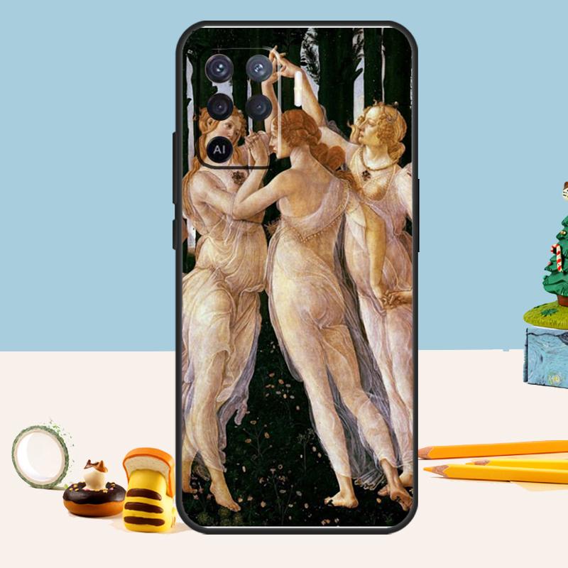 Sandro Botticelli Renaissance Kunst Hülle Für Oppo A76 A96 A16 A17 A57 A60 A40 A80 A18 A38 A58 A78 A98 A15 A54 A74 A94 A6 A5 Pro
