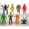 Deadly Company Game Handheld Figure Collection Pvc Material Various Colors 2.5-4.5 Inches