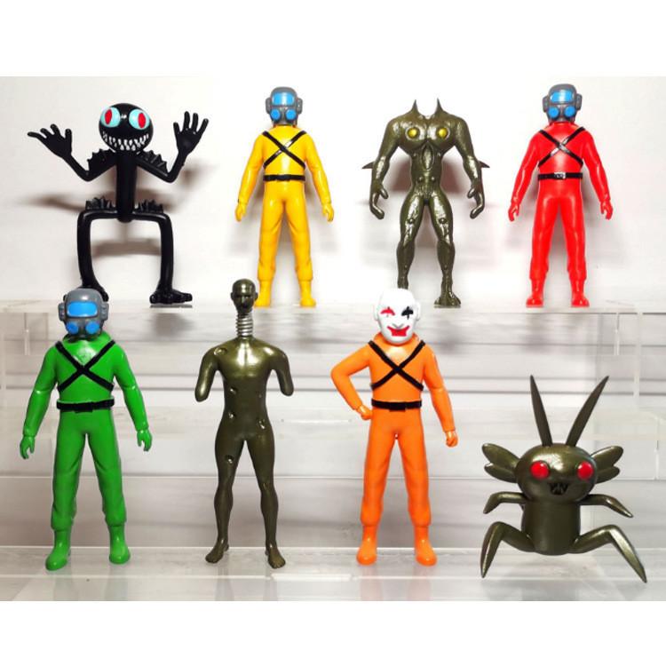 Deadly Company Game Handheld Figure Collection Pvc Material Various Colors 2.5-4.5 Inches