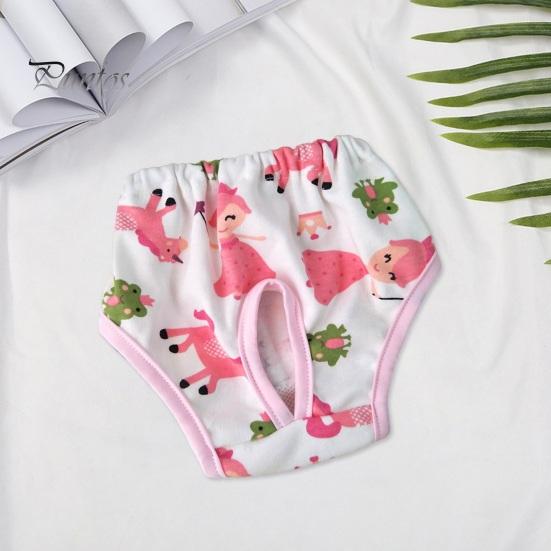 Psí menstruační kalhotky Potřeby pro domácí mazlíčky Kreslený potisk Psí psí plena Prodyšné Fyziologické kalhotky pro domácí mazlíčky Oblečení pro psy