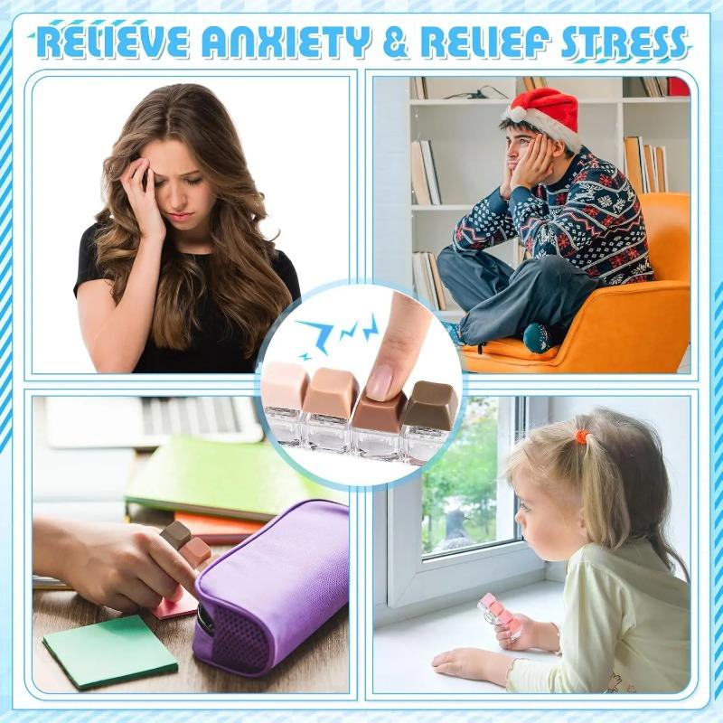 1-9 Key Keyboard Buttons, Keychain Toys, Funny Stress Relieving, Relaxing Fingers, Creative and Interesting Pendant Items