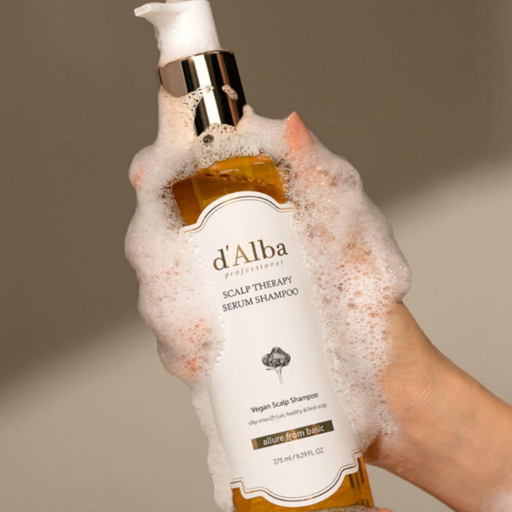 d'Alba Vegan Repairing Scalp Therapy Serum Shampoo 275ml