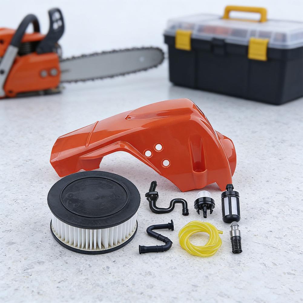 

MS251 Chainsaw Top Cylinder Cover Assembly Kit Includes Air Filter Fuel Filter Oil Filter Fuel Line Oil Line Bulb China Mainland