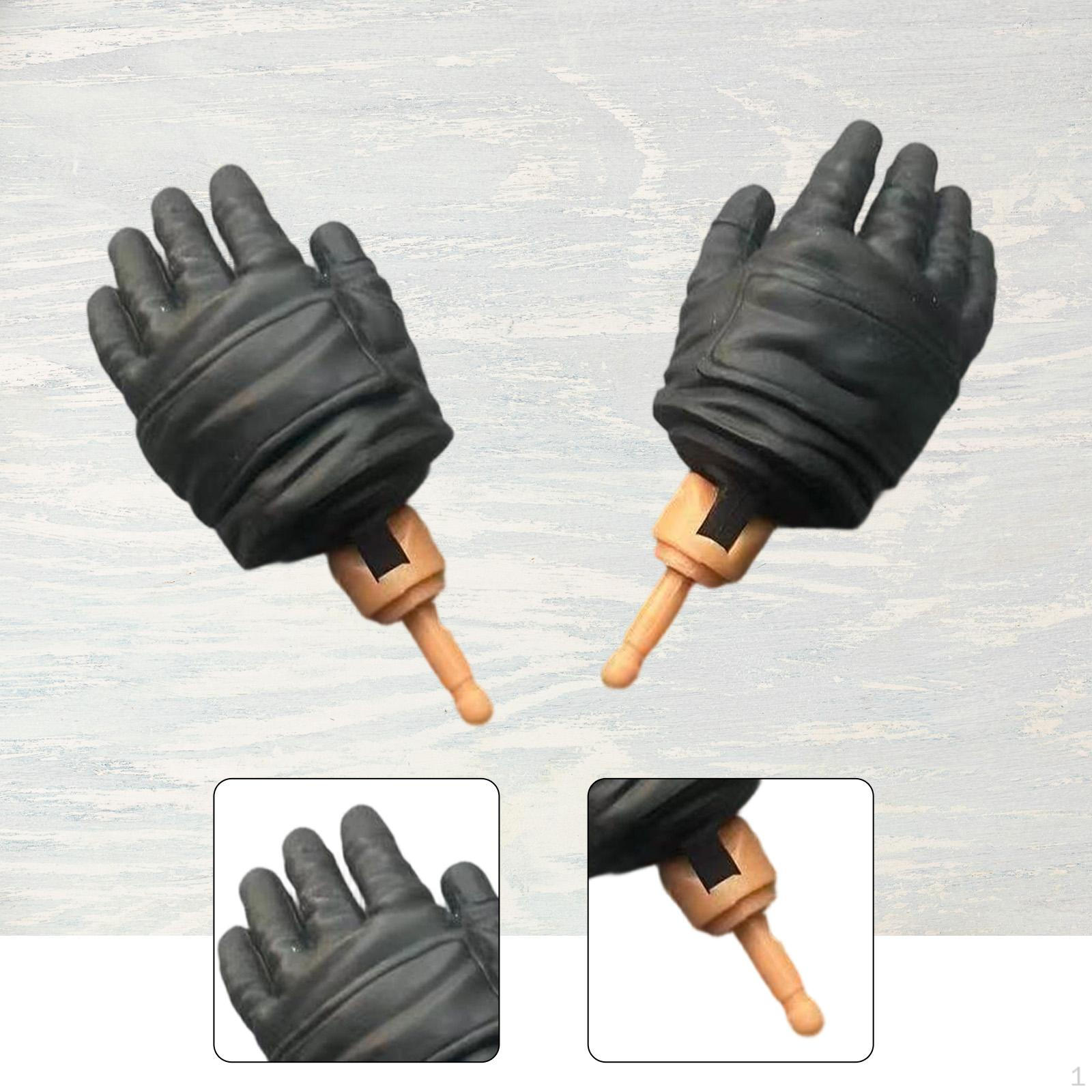 

1/6 Men Figure Hands Model Doll Accessory Photo Props Mini DIY Projects Collectible Miniature Hand