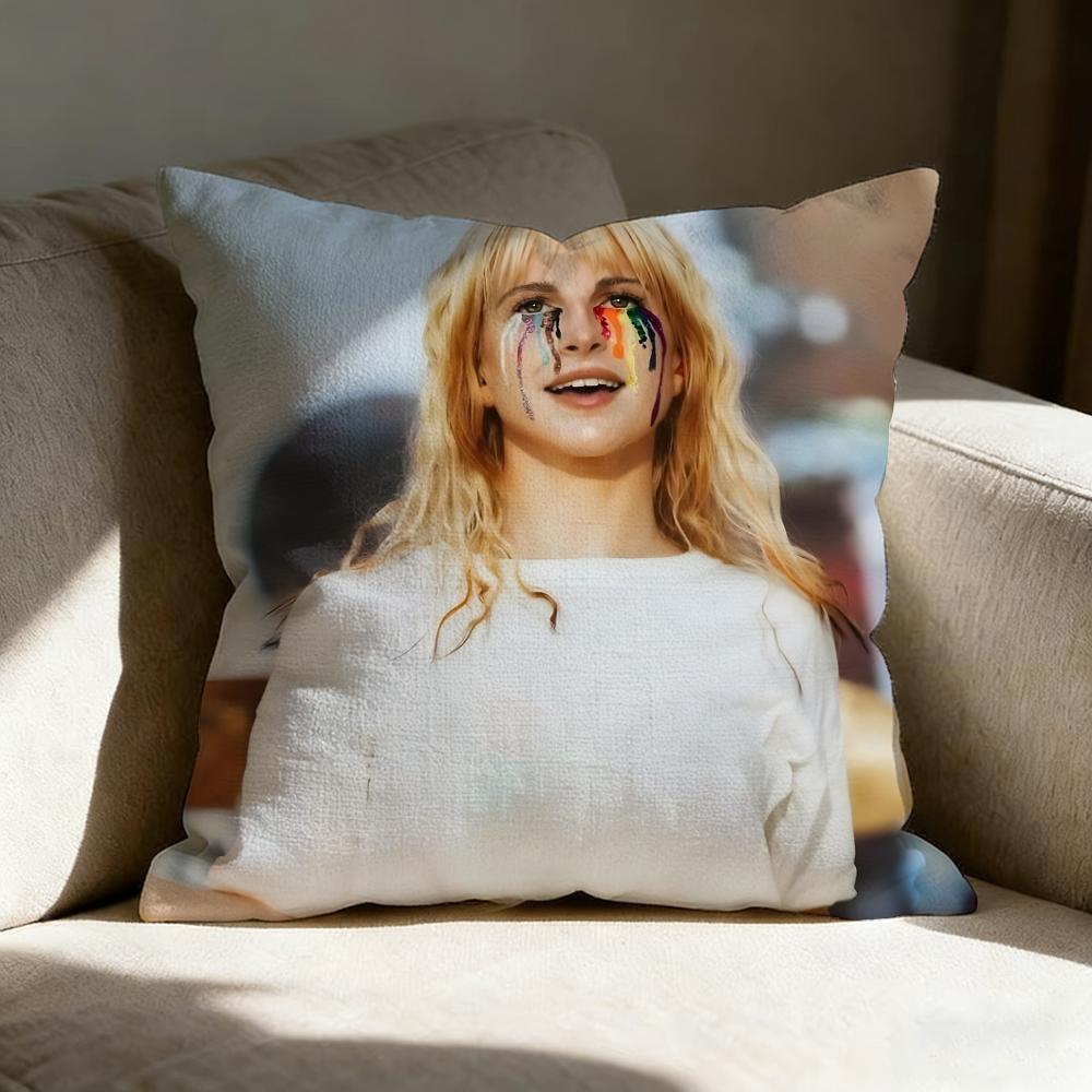 Hayley W-Williamss Singer Pillow Case Pillowcase, Double-Sided Printed, Sofa Cushion, Bedroom Headboard Pillow
