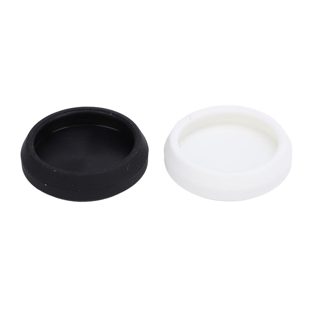 2Pcs Silicone Lens Hat Anti Scratch Oil Sprayed Finish Lens Protective Cover Guard for GO 3S Black and White