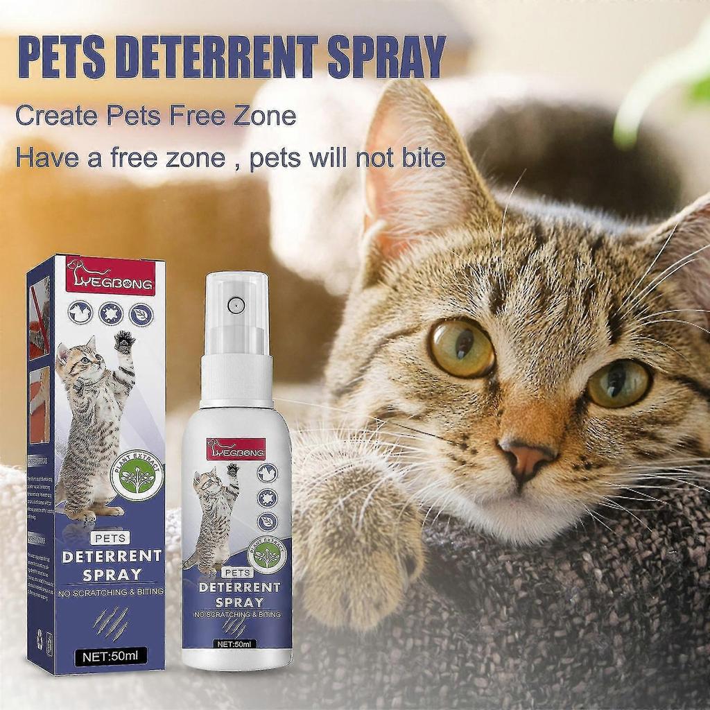 1-3pcs Cat Spray Deterrent, Bitter Training Aid Cat & Scratch Resistant Furniture Protector To Keep Away - Indoor And Outdoor