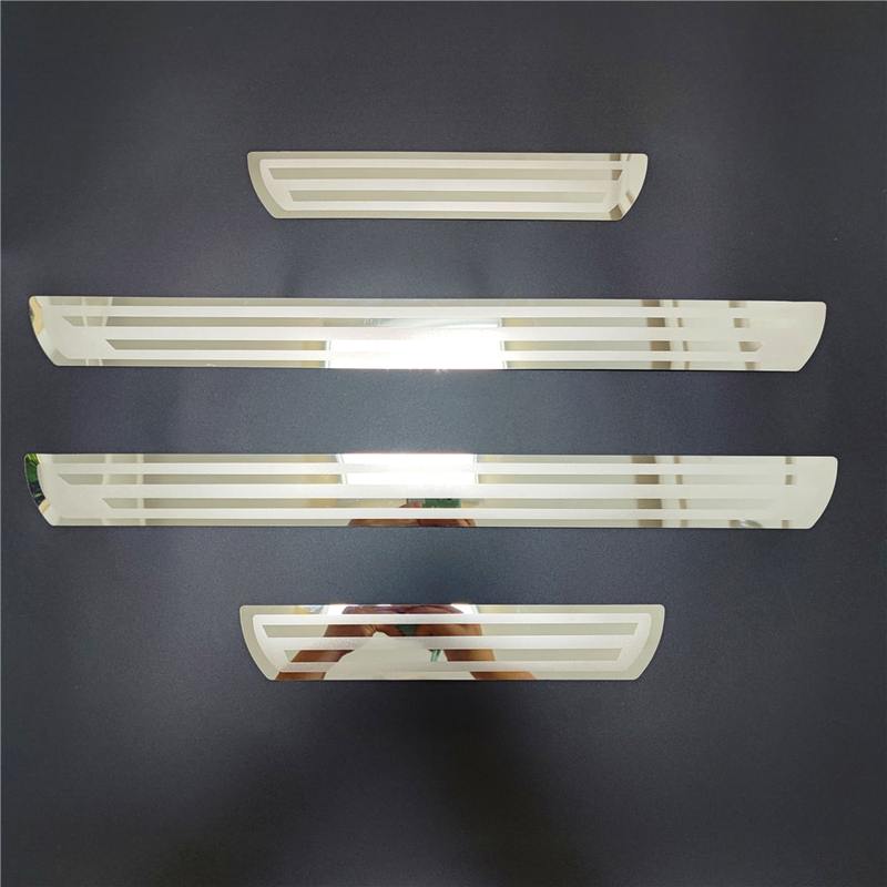 For Mazda CX-5 CX5 2011-2013 2014 2015 2016 Chrome Door Sill Guards Cover Trim Welcome Pedal Scuff Plate Car Sticker Accessories