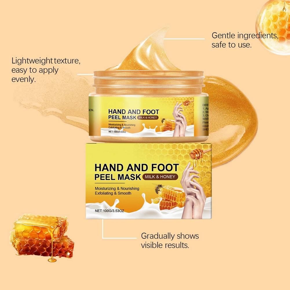 Milk Honey Hand and Foot Peel Mask Moisturizing Nourishing Smooth