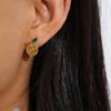 Crystal Rhinestone Fruits Studs Earrings Orange Cherry Small Fruits Ear Stud  Jewelry Gift