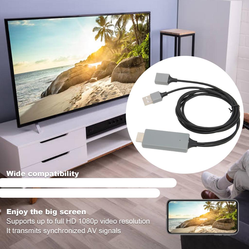 HDTV Kabeladapter 1080P HD Multimedia-Schnittstellenkabeladapter für TV-Display-Projektor