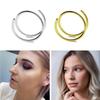 4Pieces Nose Rings Hoops Surgical Steel Double Spiral Nose Ring Left or Right Single Pierced Nose Piercing for Women Men
