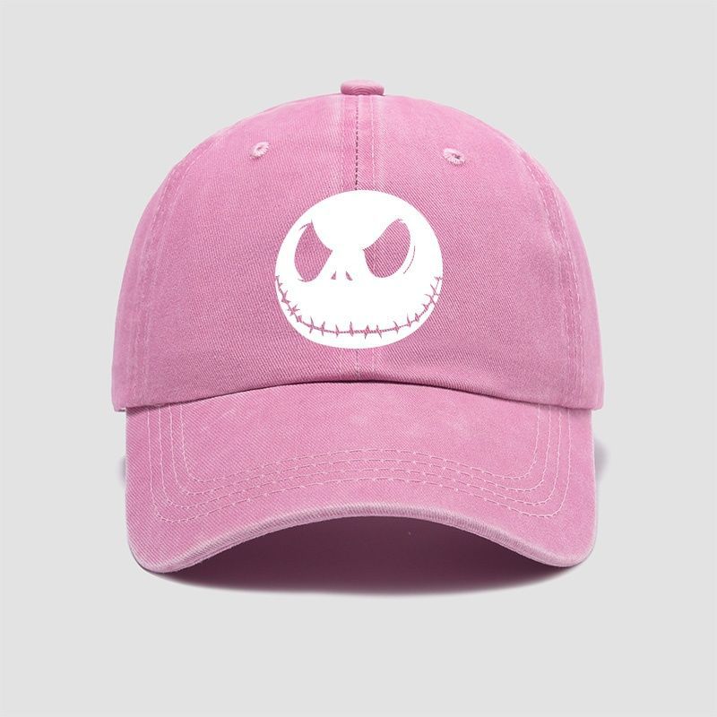 Fashion Nightmare Before Christmas Jack Casual Hat Baseball Caps Breathable Snapback Sun Hats Adjustable Color Peaked Cap Unisex