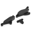 2pcs Motorcycle Frame Sliders Crash Protector Black Maintenance Replacement for KAWASAKI ZX10R 2008‑2010