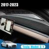 Für Model 3 Model Y 2017-2021 2022 2023 Wildleder Leder Auto Armaturenbrett Abdeckung Matte Armaturenbrett Sonnenschutz Anti-UV Pad Zubehör