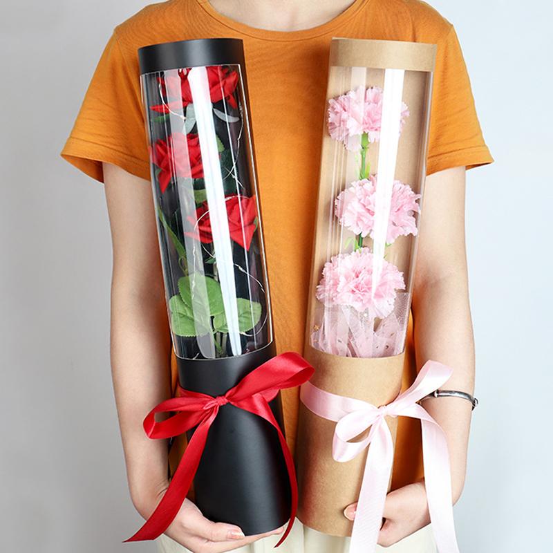 5 Stück/Packung Verpackungsbox Hochzeiten Transparente Hüllen Weihnachtsgeschenke Zeremoniell DIY Dekoration Anlass 43x8CM