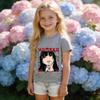 Kakegurui Yumeko Jabami Anime Print Boys Girls Cotton T Shirt Casual Short Sleeve Tee Top Kids Summer Daily Wear