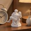 3D Printed Couple Sculpture Kneeling Princess Carry Figurine Romantic Art Resin Desk Decor